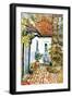 Caroline's Cottage - the Old Post Office-Joan Thewsey-Framed Giclee Print