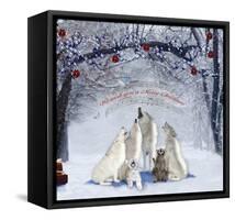 Caroling Wolves-Nancy Tillman-Framed Stretched Canvas