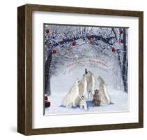 Caroling Wolves-Nancy Tillman-Framed Art Print