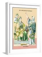 Carolingian Queen, 8th Century-Richard Brown-Framed Art Print