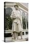 Carolus Linnaeus Statue at Sefton Park Palm House-Michael Nicholson-Stretched Canvas