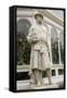 Carolus Linnaeus Statue at Sefton Park Palm House-Michael Nicholson-Framed Stretched Canvas