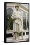 Carolus Linnaeus Statue at Sefton Park Palm House-Michael Nicholson-Framed Stretched Canvas