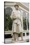 Carolus Linnaeus Statue at Sefton Park Palm House-Michael Nicholson-Stretched Canvas