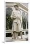 Carolus Linnaeus Statue at Sefton Park Palm House-Michael Nicholson-Framed Premium Photographic Print