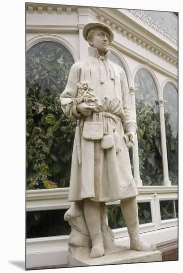Carolus Linnaeus Statue at Sefton Park Palm House-Michael Nicholson-Mounted Premium Photographic Print
