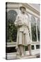 Carolus Linnaeus Statue at Sefton Park Palm House-Michael Nicholson-Stretched Canvas