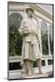 Carolus Linnaeus Statue at Sefton Park Palm House-Michael Nicholson-Mounted Photographic Print