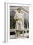 Carolus Linnaeus Statue at Sefton Park Palm House-Michael Nicholson-Framed Photographic Print