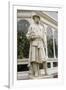 Carolus Linnaeus Statue at Sefton Park Palm House-Michael Nicholson-Framed Photographic Print