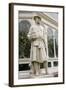 Carolus Linnaeus Statue at Sefton Park Palm House-Michael Nicholson-Framed Photographic Print