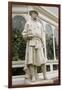 Carolus Linnaeus Statue at Sefton Park Palm House-Michael Nicholson-Framed Photographic Print