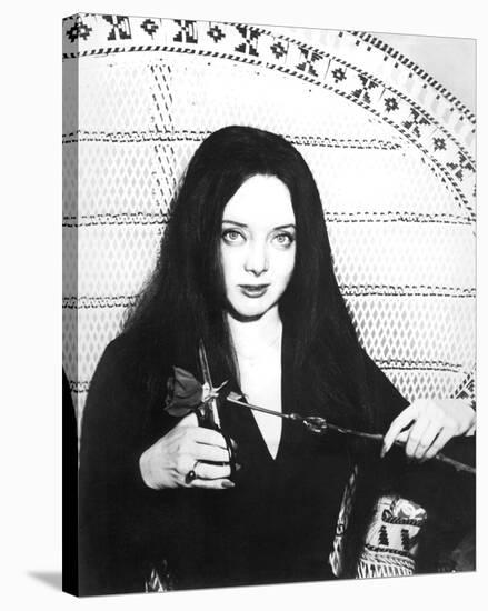 Carolyn Jones - The Addams Family-null-Stretched Canvas