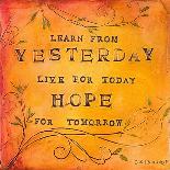 Learn Live Hope II-Carolyn Kinnison-Art Print