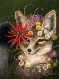 Kit Fox in Coral-Carolyn Schmitz-Art Print