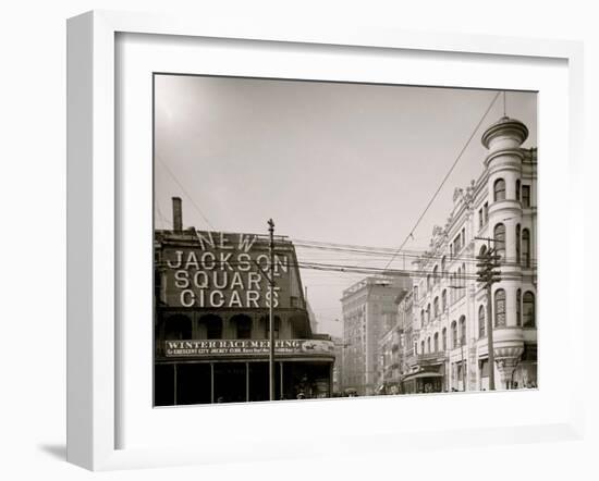 Carondelet Street, New Orleans, La.-null-Framed Photo