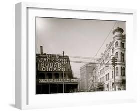 Carondelet Street, New Orleans, La.-null-Framed Photo