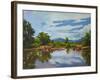 Caroni Bliss  2018  (oil on linen)-Colin Bootman-Framed Giclee Print