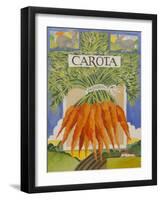 Carota, carrots-Jennifer Abbott-Framed Giclee Print