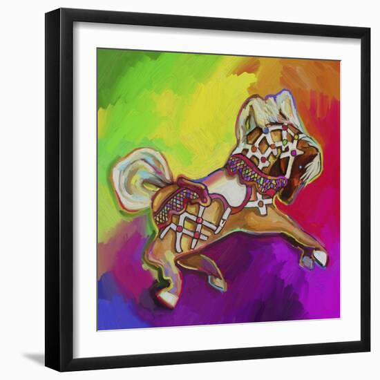 Carousal Pony-Howie Green-Framed Giclee Print