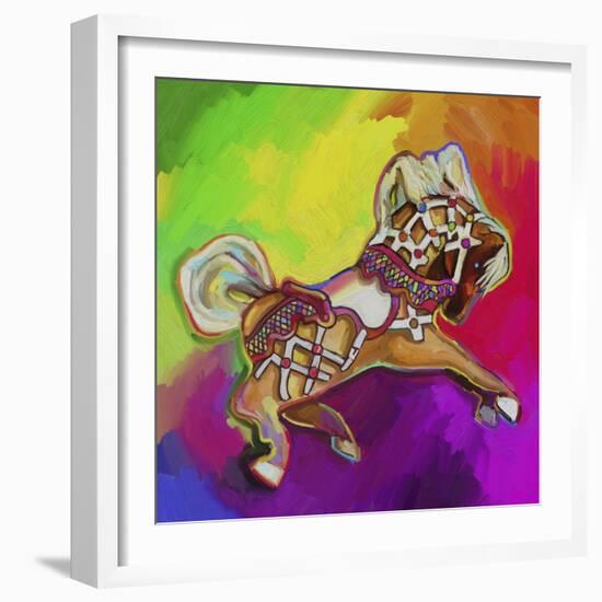 Carousal Pony-Howie Green-Framed Giclee Print