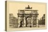Carousal Triumphal Arch and Monument Gambetta-Helio E. Ledeley-Stretched Canvas