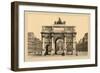 Carousal Triumphal Arch and Monument Gambetta-Helio E. Ledeley-Framed Art Print