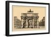 Carousal Triumphal Arch and Monument Gambetta-Helio E. Ledeley-Framed Art Print