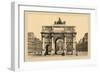 Carousal Triumphal Arch and Monument Gambetta-Helio E. Ledeley-Framed Art Print