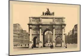 Carousal Triumphal Arch and Monument Gambetta-Helio E. Ledeley-Mounted Art Print