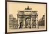 Carousal Triumphal Arch and Monument Gambetta-Helio E. Ledeley-Framed Art Print