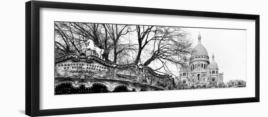 Carousel 18th century - Sacré-Cœur Basilica - Montmartre - Paris - France-Philippe Hugonnard-Framed Photographic Print