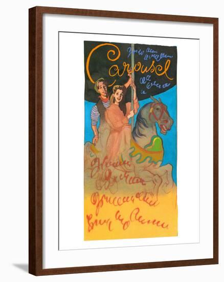 Carousel, 1956-null-Framed Art Print