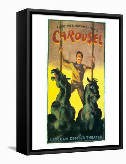 Carousel, 1956-null-Framed Stretched Canvas