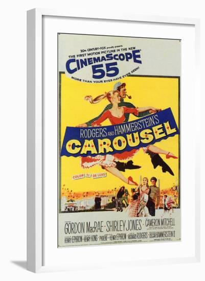 Carousel, 1956-null-Framed Art Print