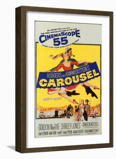 Carousel, 1956-null-Framed Art Print