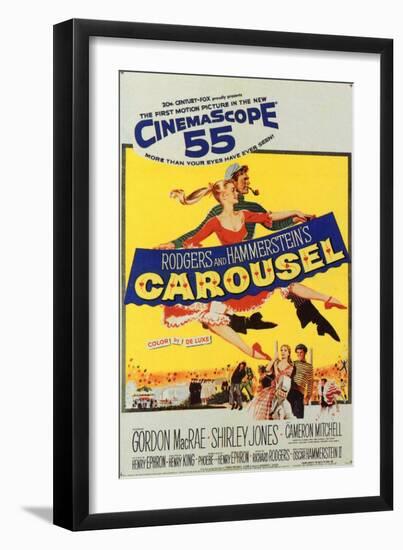 Carousel, 1956-null-Framed Art Print