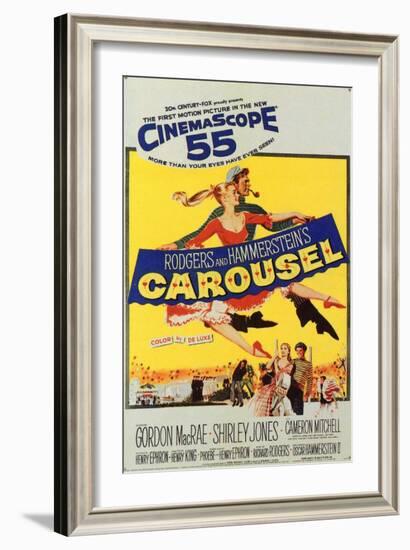 Carousel, 1956-null-Framed Art Print