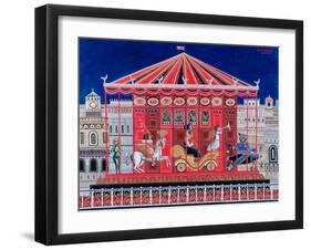 Carousel, 1972-Tamas Galambos-Framed Giclee Print