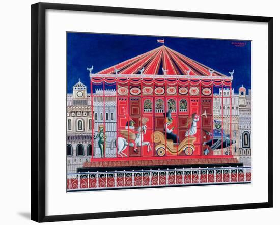 Carousel, 1972-Tamas Galambos-Framed Giclee Print