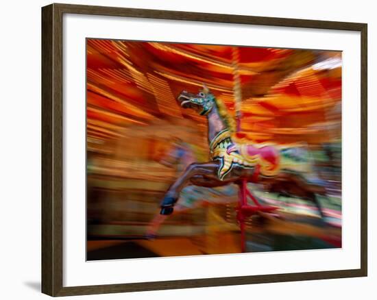 Carousel, Blackpool, Lancashire, England-Steve Vidler-Framed Photographic Print