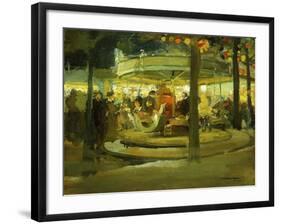 Carousel, C.1900-1901-Richard Edward Miller-Framed Giclee Print