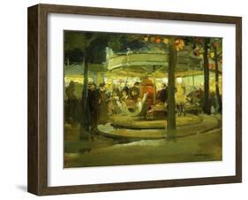 Carousel, C.1900-1901-Richard Edward Miller-Framed Giclee Print