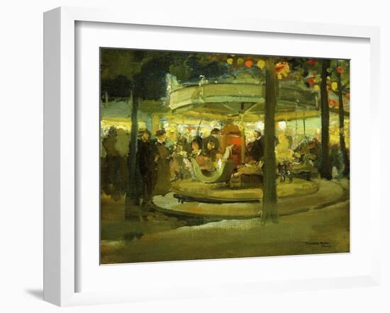 Carousel, C.1900-1901-Richard Edward Miller-Framed Giclee Print