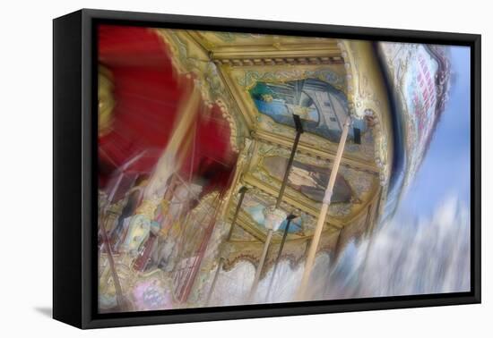 Carousel de Montmartre I-Cora Niele-Framed Stretched Canvas