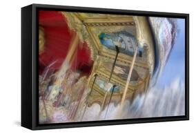 Carousel de Montmartre I-Cora Niele-Framed Stretched Canvas