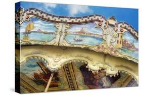 Carousel de Montmartre II-Cora Niele-Stretched Canvas