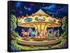 Carousel Dreams-Andy Russell-Framed Stretched Canvas