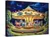 Carousel Dreams-Andy Russell-Stretched Canvas