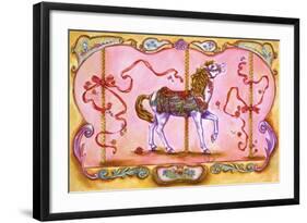 Carousel Horse-Judy Mastrangelo-Framed Giclee Print